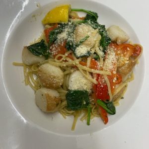 SCALLOPS FLORENTINE